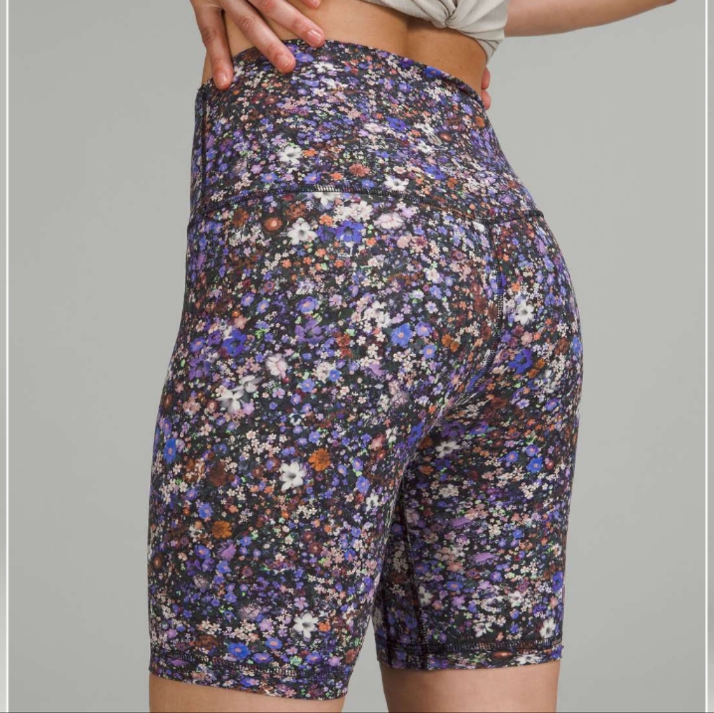 lululemon athletica Floral Athletic Shorts